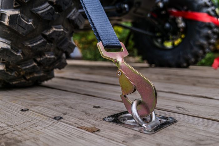 Load image into Gallery viewer, Caliber Trailblazer Orv Tie-Downs - 4 Pack with Carry Bag 13594