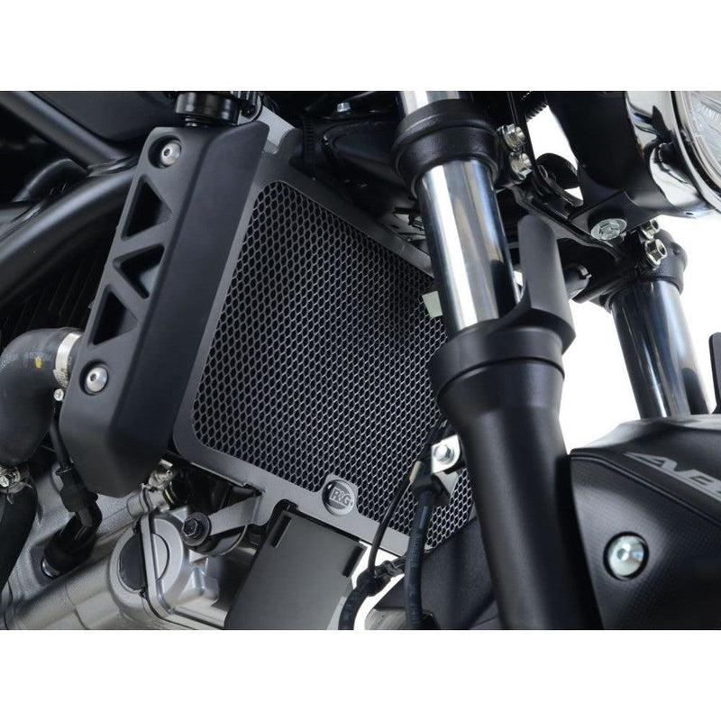 Load image into Gallery viewer, R&G Racing Black Aluminum Radiator Guard For 2016-2018 Suzuki SV650 Unfaired