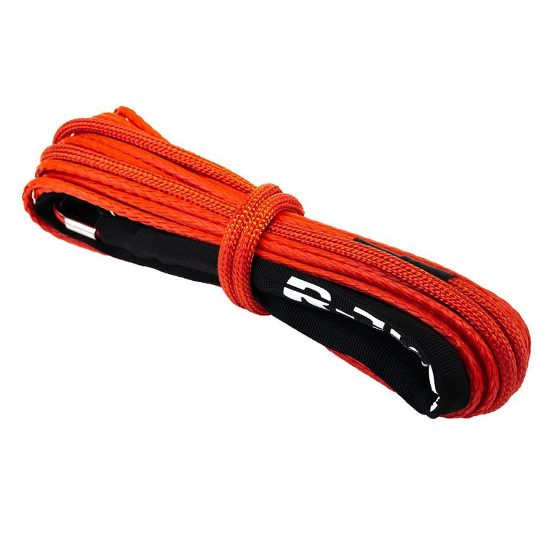 Load image into Gallery viewer, RJWC Ultra-Durable UHMWPE Ultra High Molecular Weight Polyethylene Fabric Winch Line for Heavy-Duty Winching For ATV / UTV 3/16" x 50 Ft 5000LBS