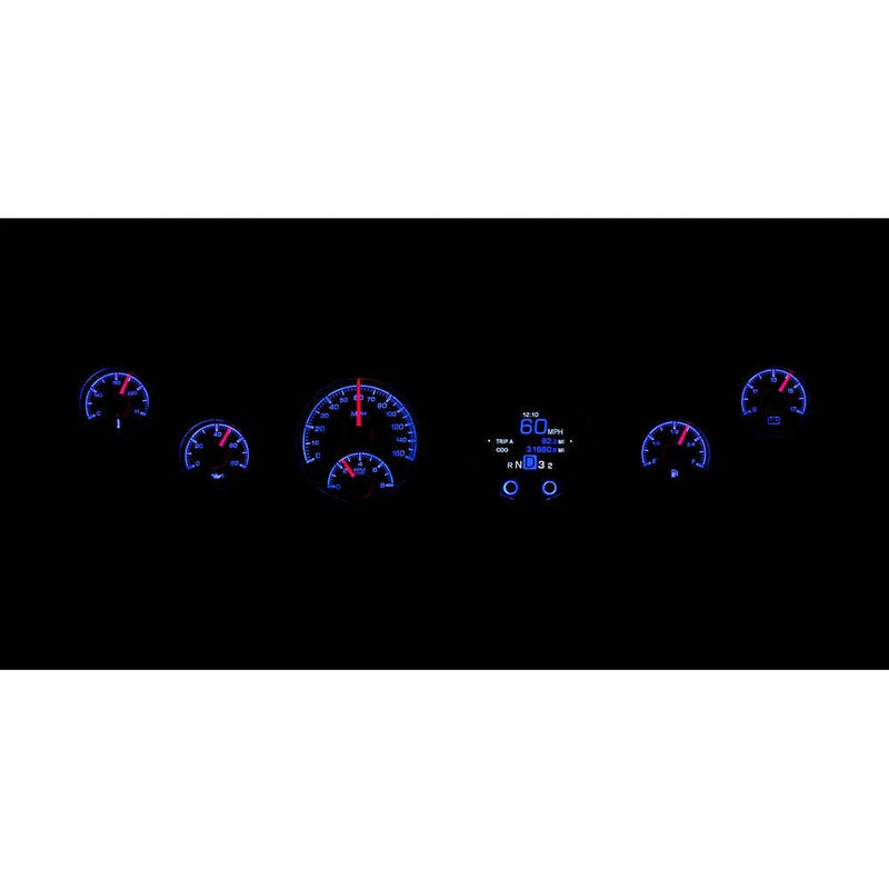 Load image into Gallery viewer, Dakota Digital 6-Piece Round HDX Analog Universal Gauge kit HDX-2060