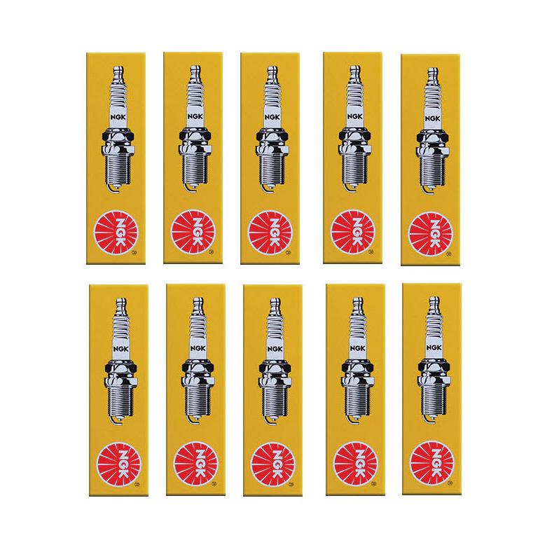 Load image into Gallery viewer, Set of 10 NGK Standard Spark Plugs for Suzuki DR250SE 2001 Engine 250cc