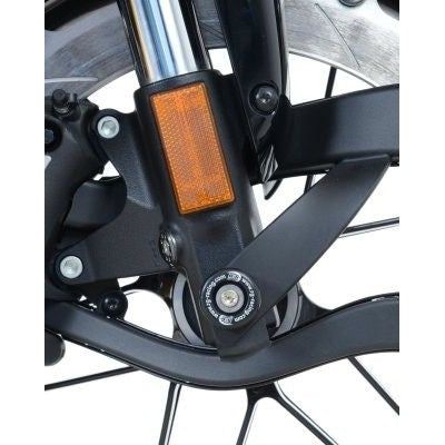 Load image into Gallery viewer, R&G Racing Black Fork Protectors For 2024-2025 EBR 1190RX FP0161BK