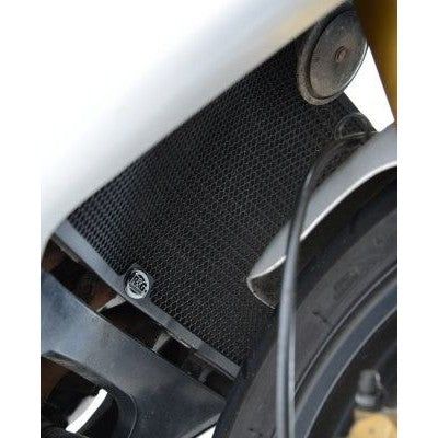 Load image into Gallery viewer, R&G Racing Black Aluminum Radiator Guard For 2003-2004 Kawasaki Ninja ZX6R ZX600F