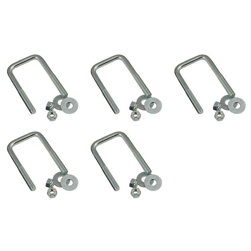 Load image into Gallery viewer, Set of 5 U-Bolt Only 7/16 Inch X 3-1/8 Inch X 3 Inch sq