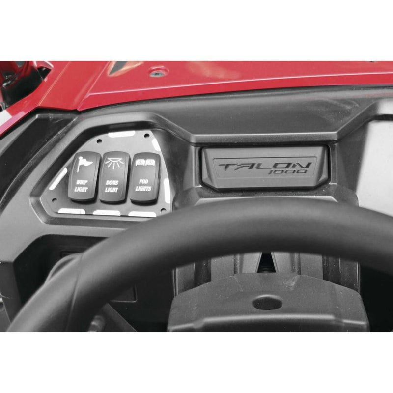 Load image into Gallery viewer, Modquad Switch Plate 3 Slot Black