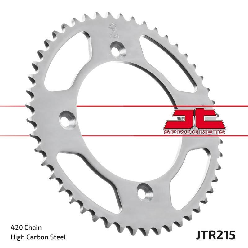 Load image into Gallery viewer, JT Sprockets Rear Steel Sprocket 49 Tooth 49T 420 Chain JTR215.49