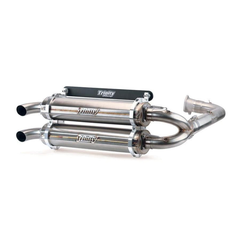 Load image into Gallery viewer, Trinity Racing Stage 5 Dual Full System Exhaust Stainless Steel Muffler