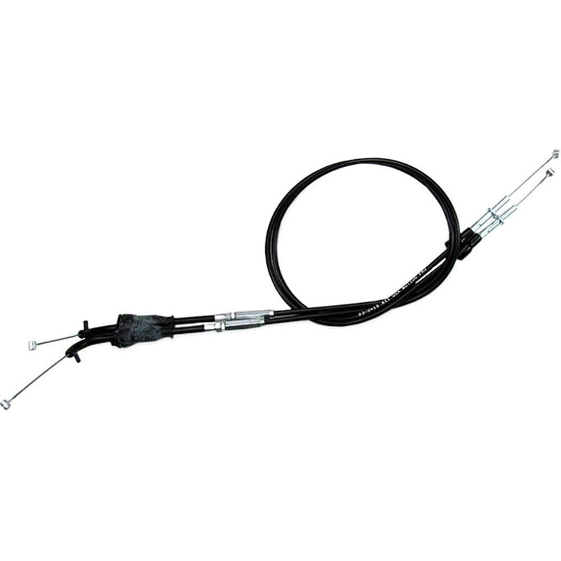 Load image into Gallery viewer, Motion Pro Black Vinyl Push-Pull Throttle Cable Set 03-0415