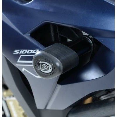 Load image into Gallery viewer, R&G Racing Black Aero Style Crash Protectors For 2014-2015 BMW S1000R CP0366BL