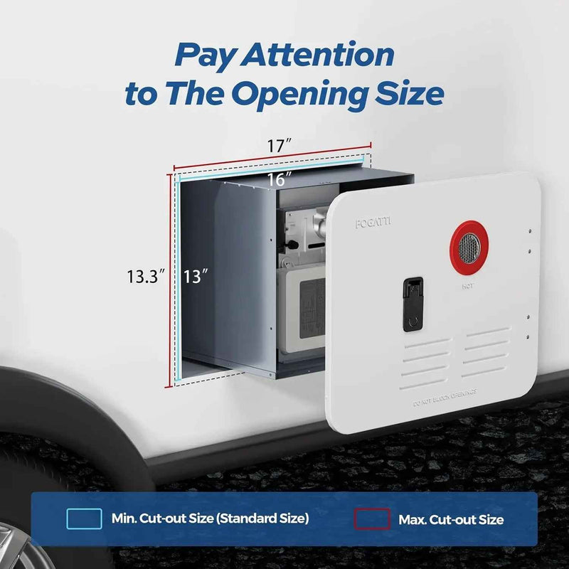 Load image into Gallery viewer, Fogatti RV Tankless Water Heater Door - 15 x 18 inches