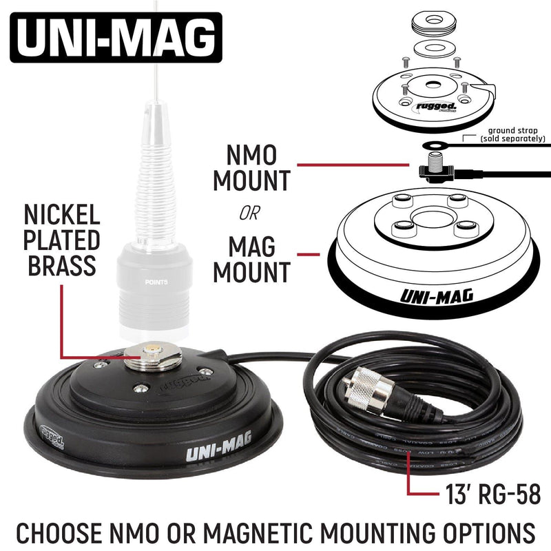 Load image into Gallery viewer, Rugged Radios Radio Kit - GMR25 Waterproof GMRS Band Mobile Radio with Antenna RK-GMR25
