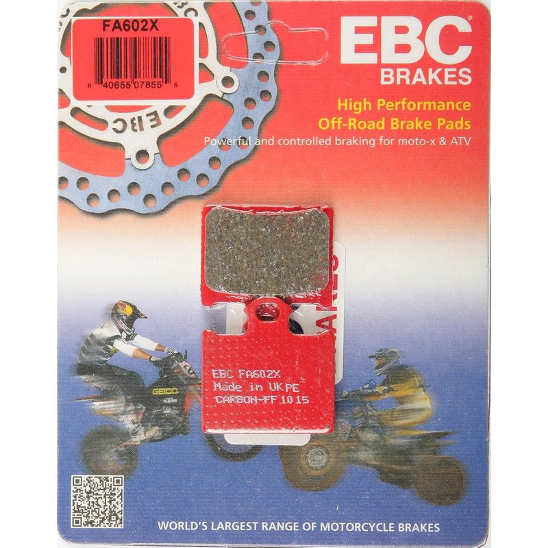 Load image into Gallery viewer, EBC 1 Pair Performance X-Series Carbon Brake Pads MPN FA602X