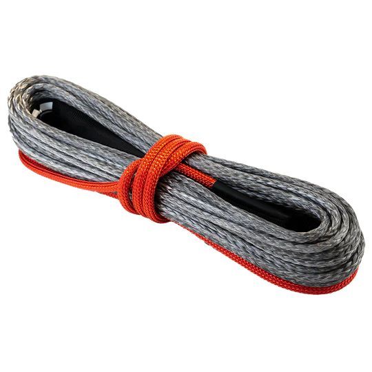 Load image into Gallery viewer, RJWC Ultra-Durable UHMWPE Ultra High Molecular Weight Polyethylene Fabric Winch Line for Heavy-Duty Winching For ATV / UTV 3/16" x 50 Ft 5000LBS