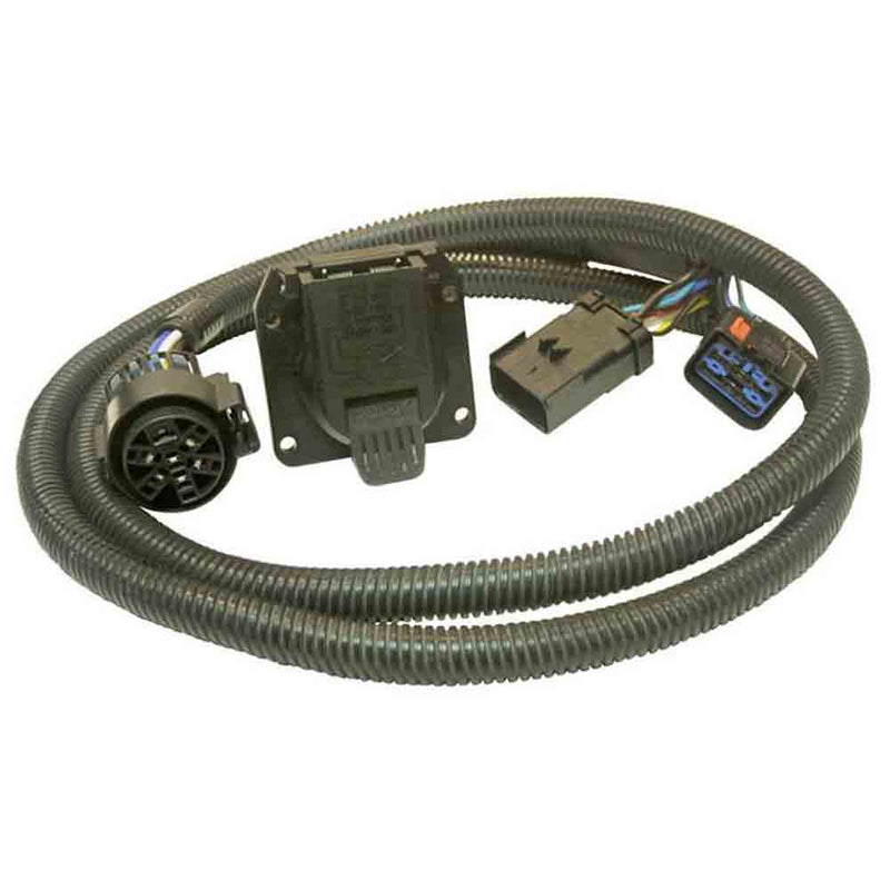 Load image into Gallery viewer, 10' Custom Wiring Extension Harness, Adds 7-Way RV Blade to Truck Bed for Fifth Wheel and Gooseneck Hitches fits 1995-2009 Dodge Trucks
