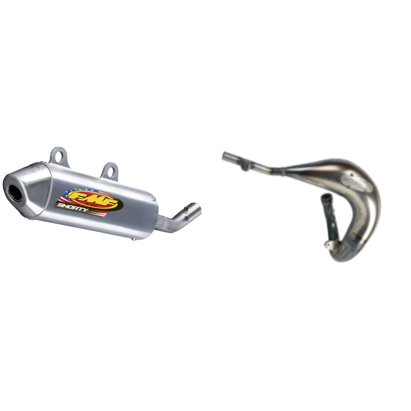 Load image into Gallery viewer, FAC Big Bore Fatty Exhaust Pipe & Powercore 2 Shorty Silencer for KTM 85XC 08-09