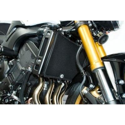 Load image into Gallery viewer, R&G Racing Black Aluminum Radiator Guard For 2015-2016 Yamaha Diversion XJ6 S N