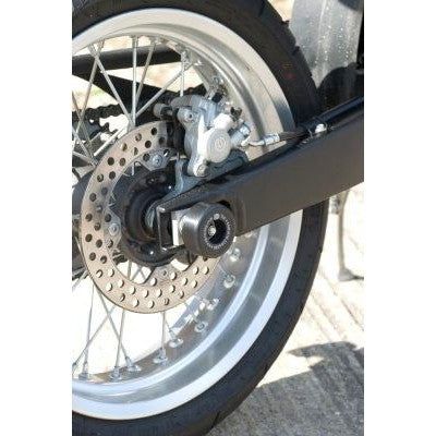 Load image into Gallery viewer, R&G Racing Black Swingarm Protectors For 2011-2024 Husqvarna SMR630 SP0043BK