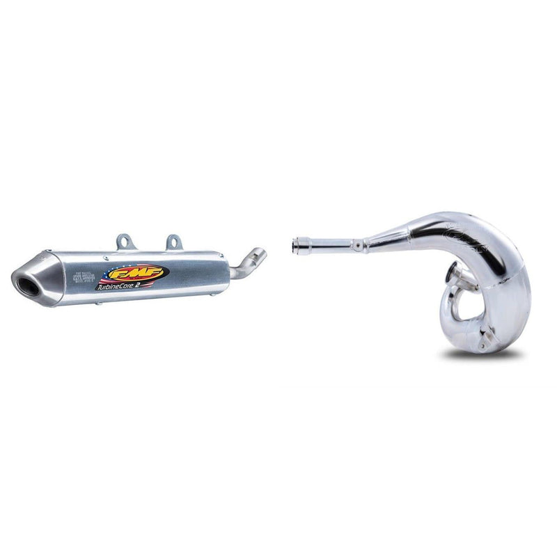 Load image into Gallery viewer, Gnarly Exhaust Pipe & Turbinecore 2 Silencer for KAWASAKI KDX200 1995-2006