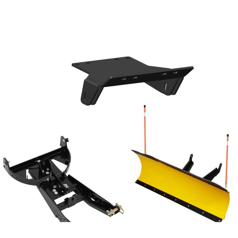 Load image into Gallery viewer, Denali Black UTV Snow Plow Kit For CF-Moto ZFORCE 1000 2018-2019