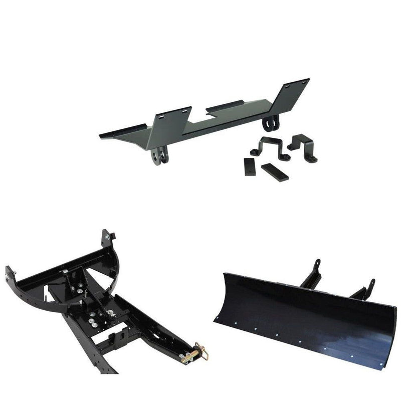 Load image into Gallery viewer, Denali Black UTV Snow Plow Kit For Yamaha Rhino 450 YXR450FA 4x4 2006-2011
