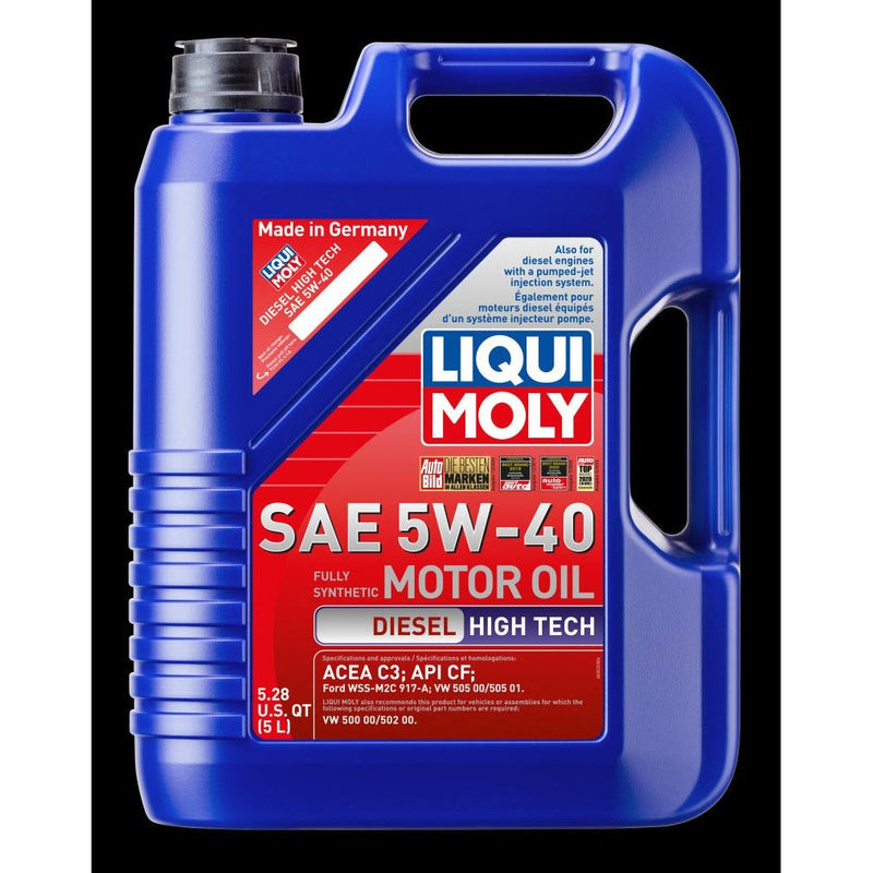 Load image into Gallery viewer, Liqui Moly 5L High Tech 5W40 Diesel Motor Oil 2022