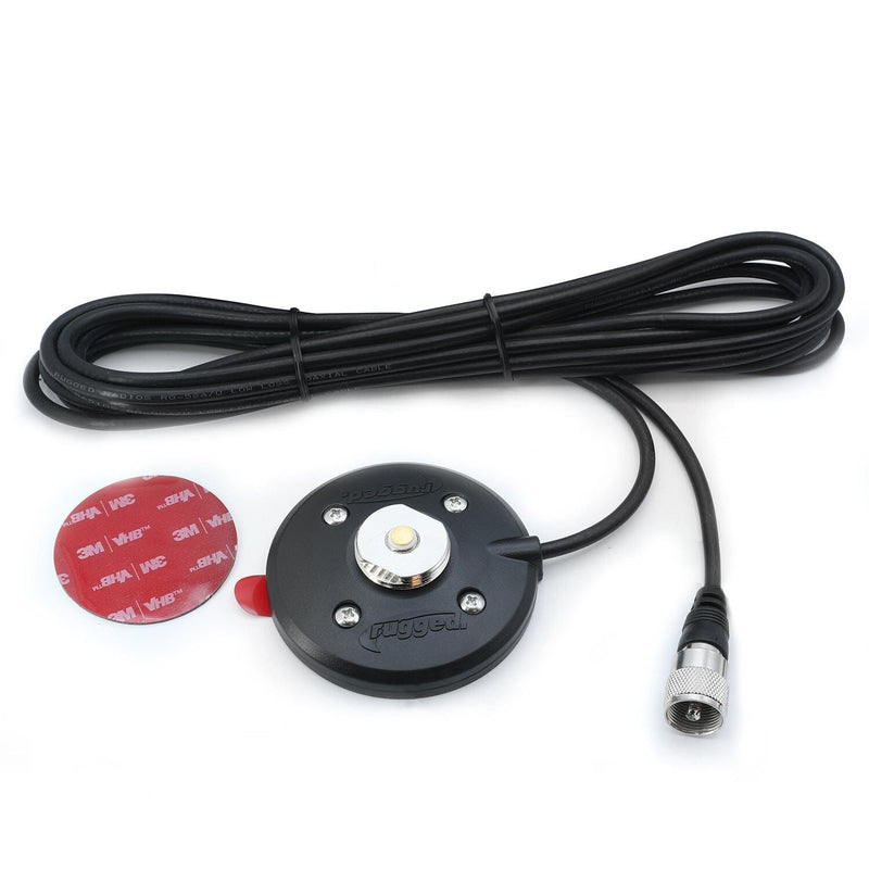 Load image into Gallery viewer, Rugged Radios NMO - Adhesive Antenna Mount with 15' Coax Cable NMO-STICK-ON