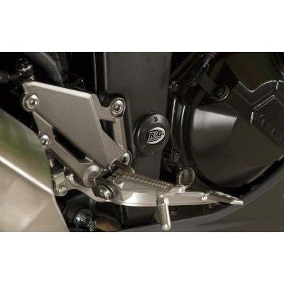 Load image into Gallery viewer, R&G Racing Black Lower Frame Plug For 2008-2017 Kawasaki Ninja 250