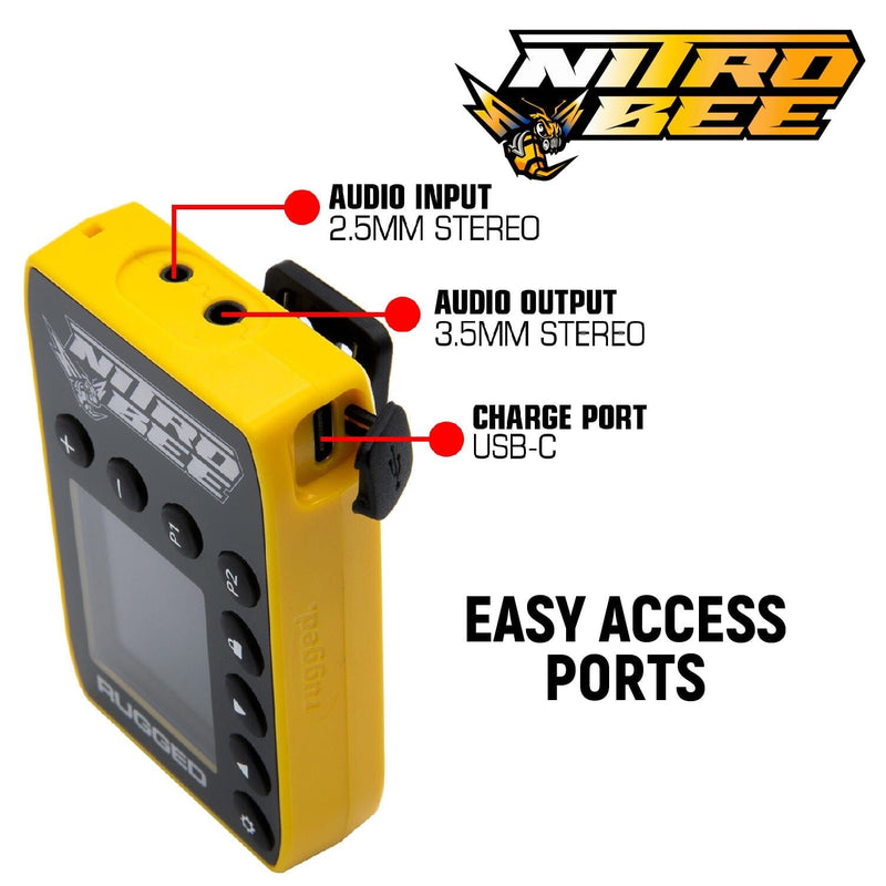 Load image into Gallery viewer, Rugged Radios Nitro Bee Xtreme UHF Race Receiver NITRO-BEE-X