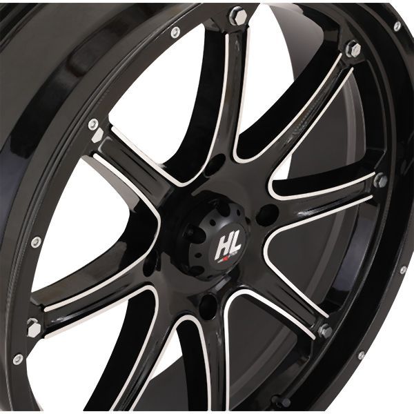 Load image into Gallery viewer, High Lifter 20x6.5 4/137 4+ Gloss Black Machined Wheel 20HL04-1137