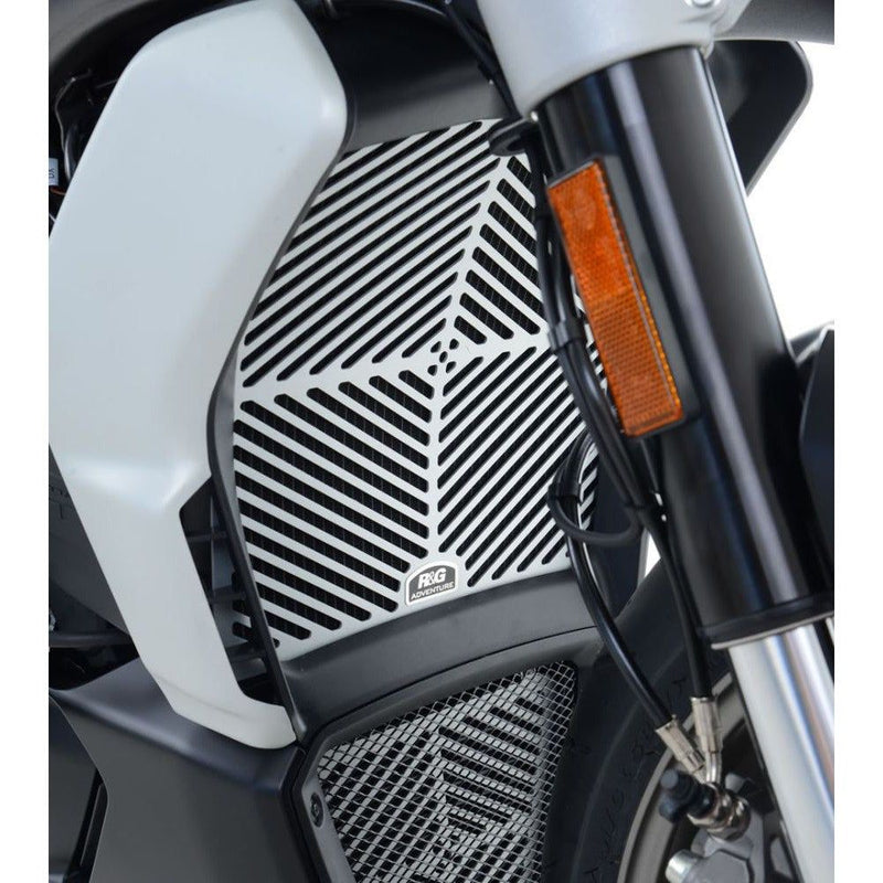 Load image into Gallery viewer, R&G Racing Silver Brushed Aluminium Radiator Guard For 2016-2020 Ducati XDiavel