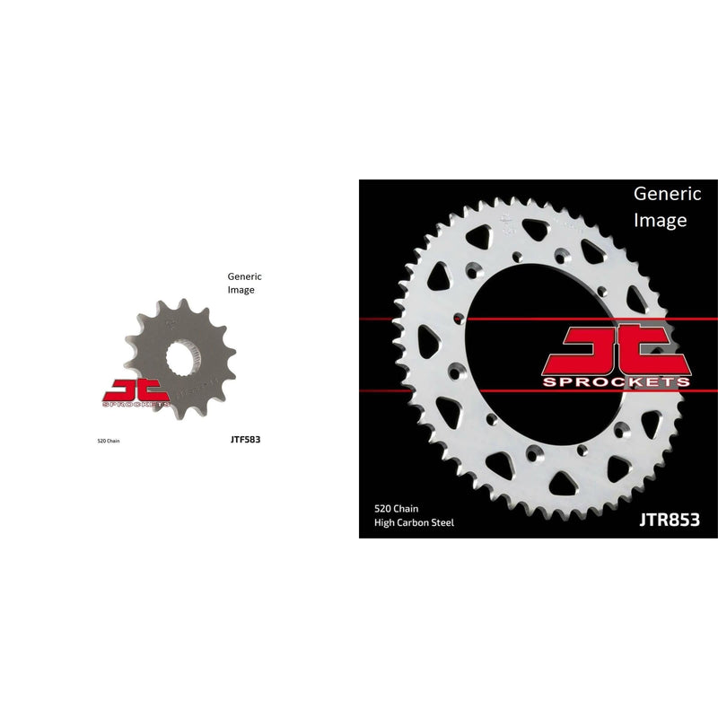 Load image into Gallery viewer, Front and Rear Steel Sprocket Kit for OffRoad YAMAHA TTR250 1999-2006