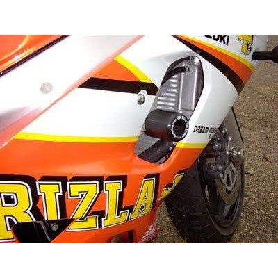 Load image into Gallery viewer, R&G Racing Black Classic Style Crash Protectors For 2001-2003 Suzuki GSXR600