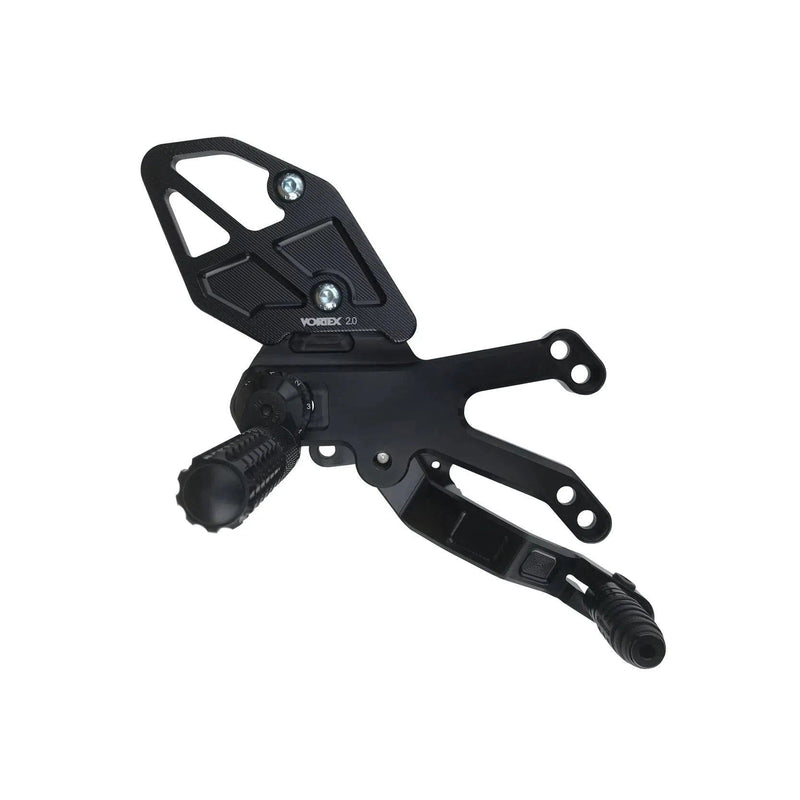 Load image into Gallery viewer, Vortex Racing Adjustable Rear Set Black - RS628K