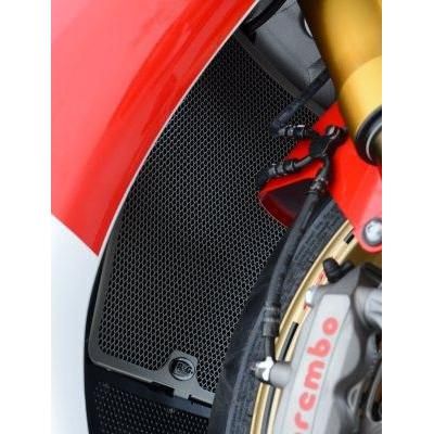 Load image into Gallery viewer, R&G Racing Black Aluminum Radiator Guard RAD0065BK