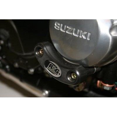 Load image into Gallery viewer, R&G Racing Black Engine Case Sliders RHS For 2001?2008 Honda CBR400 Tri Arm