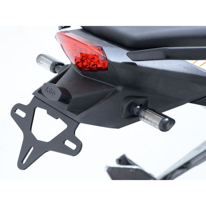Load image into Gallery viewer, R&G Racing Black Tail Tidy License Plate Holder For 2011-2016 KTM 125 Duke