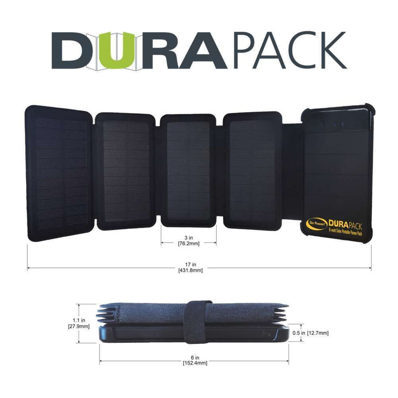 Load image into Gallery viewer, Go Power Durapack 8-Watt Portable Folding Power Pack