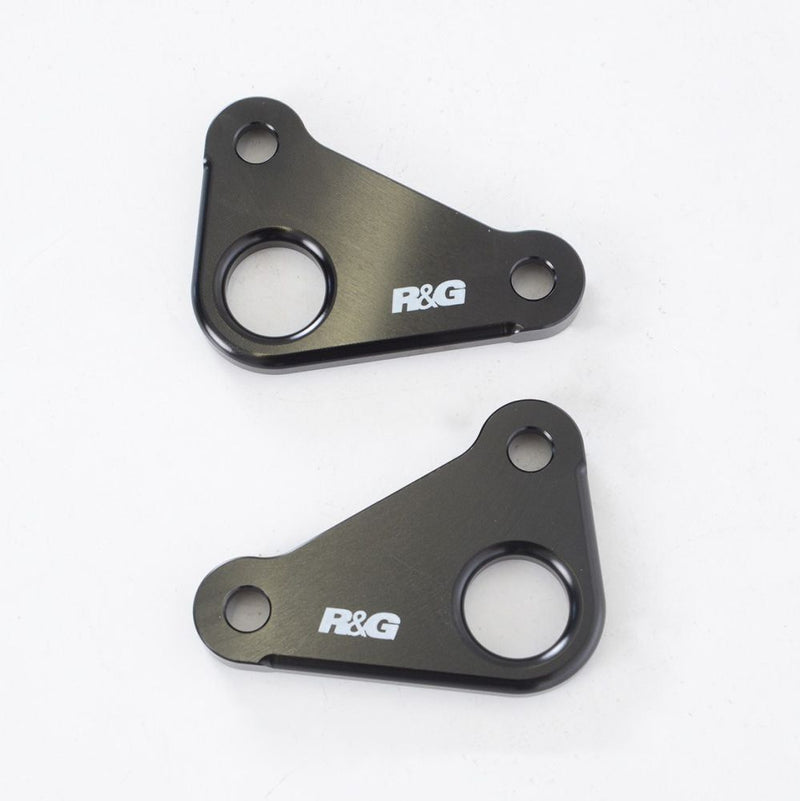 Load image into Gallery viewer, R&G Racing Black Tie-Down Hook Pair For 2018-2019 Ducati Panigale V4