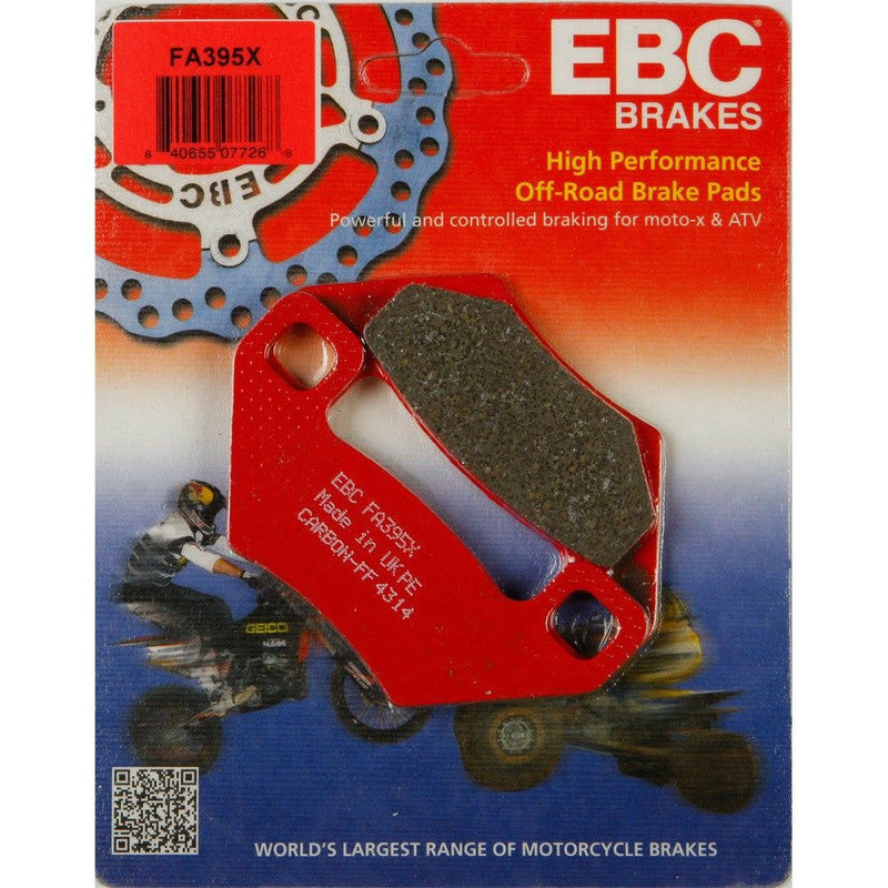 Load image into Gallery viewer, EBC 1 Pair Performance X-Series Carbon Brake Pads MPN FA395X