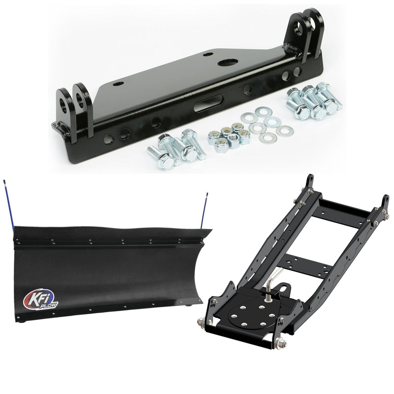 Load image into Gallery viewer, KFI UTV Snow Plow Kit With Glacier Adapter For Kawasaki Mule 4000 KAF620P 2x4 2009-2024