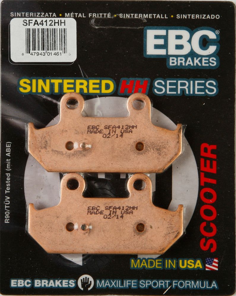 Load image into Gallery viewer, EBC 1 Pair SFA HH Series Scooter Sintered Brake Pads MPN SFA412HH