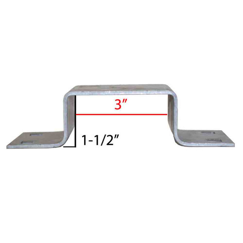 Load image into Gallery viewer, Buyers Products Bolt-On Stake Pocket - Straight - 3 x 1.5 Inch - Depth is 2.5 Inch