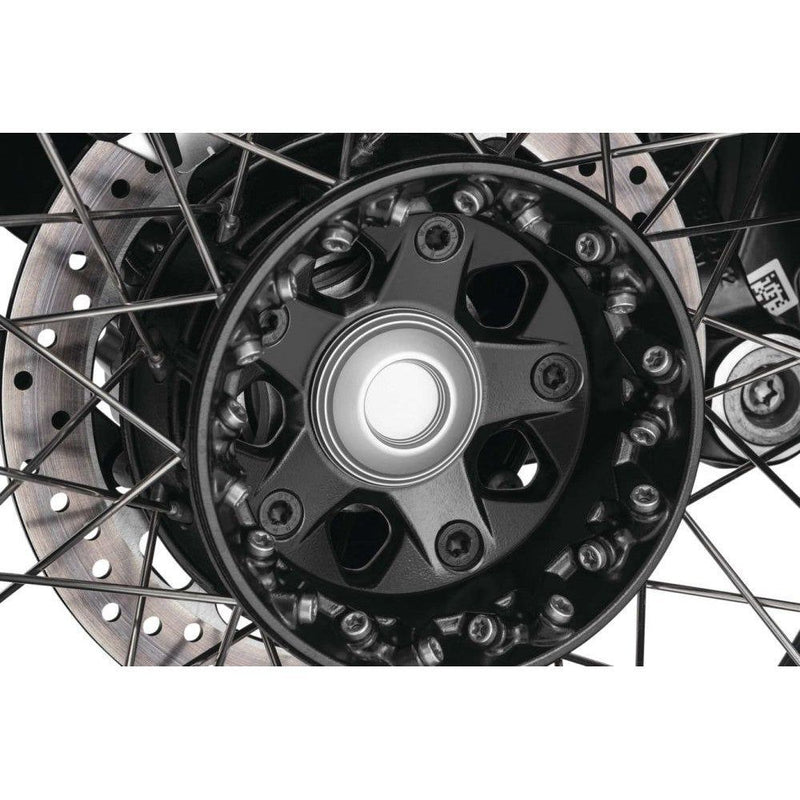 Load image into Gallery viewer, Kuryakyn Lodestar Silver Rear Axle Sliders 3808