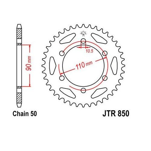 Load image into Gallery viewer, Front & Rear Sprocket Kit for Street YAMAHA XS650 1974-1983