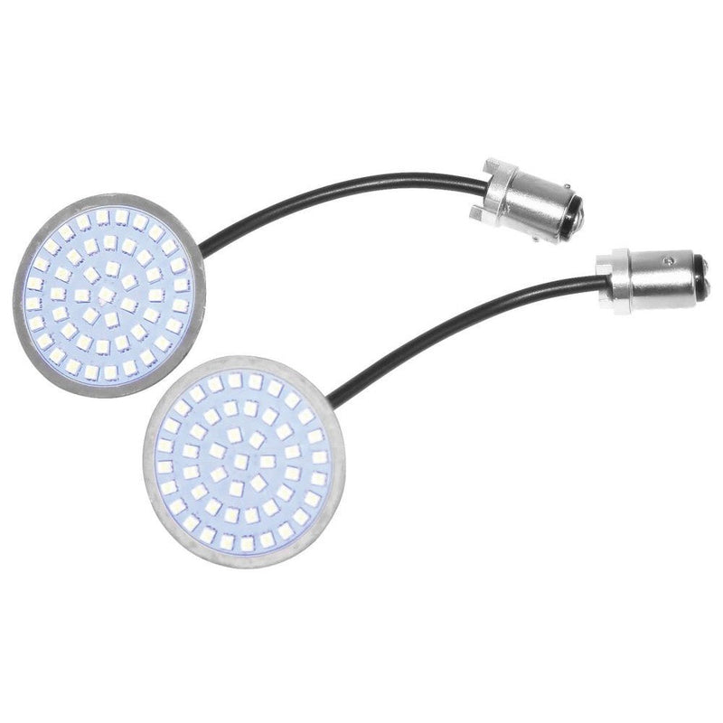 Load image into Gallery viewer, Letric Lighting Bullet Style Turn Signal Inserts White/Amber 1157