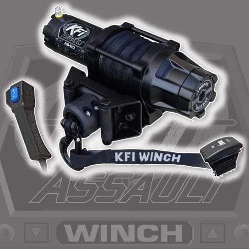 Load image into Gallery viewer, KFI 5000 lb Assault Winch And Optional Mount