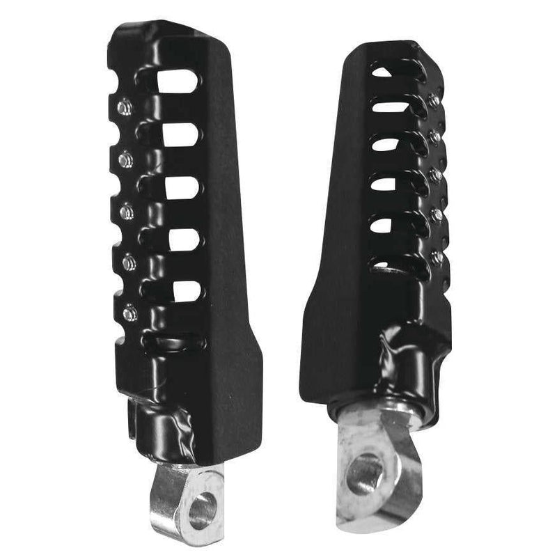 Load image into Gallery viewer, Burly Brand Razorback Footpegs Clevis Mount Black - B13-1002B
