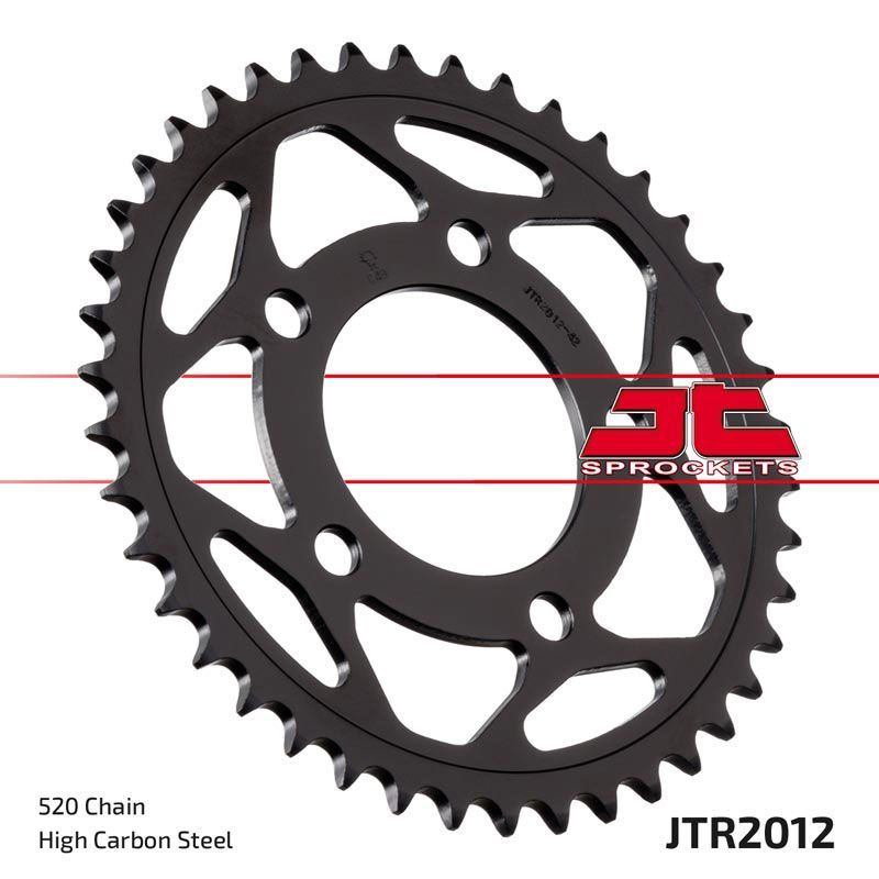 Load image into Gallery viewer, JT Sprockets Rear Steel Sprocket 42 Tooth 42T 520 Chain JTR2012.42