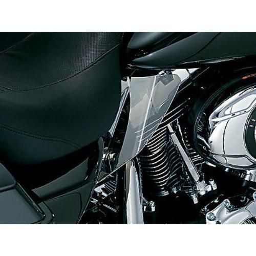 Load image into Gallery viewer, KURYAKYN SMOKE HEAT DEFLECTORS SHIELDS FOR 2008 HARLEY DAVIDSON ELECTRA GLIDE HD
