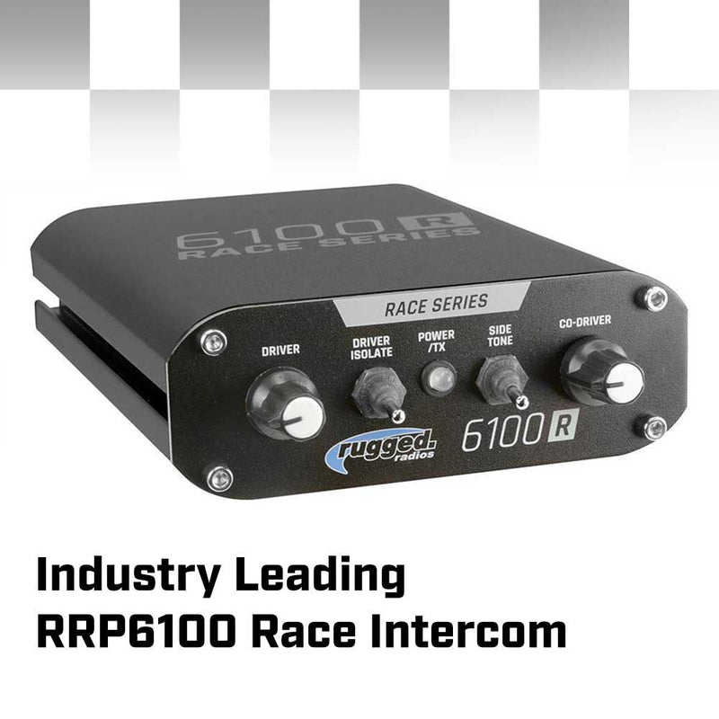 Load image into Gallery viewer, Rugged Radios Offroad Race Kit - Complete RACE SERIES Communication Kit with M1 RACE SERIES Radio and 6100 RACE SERIES Intercom